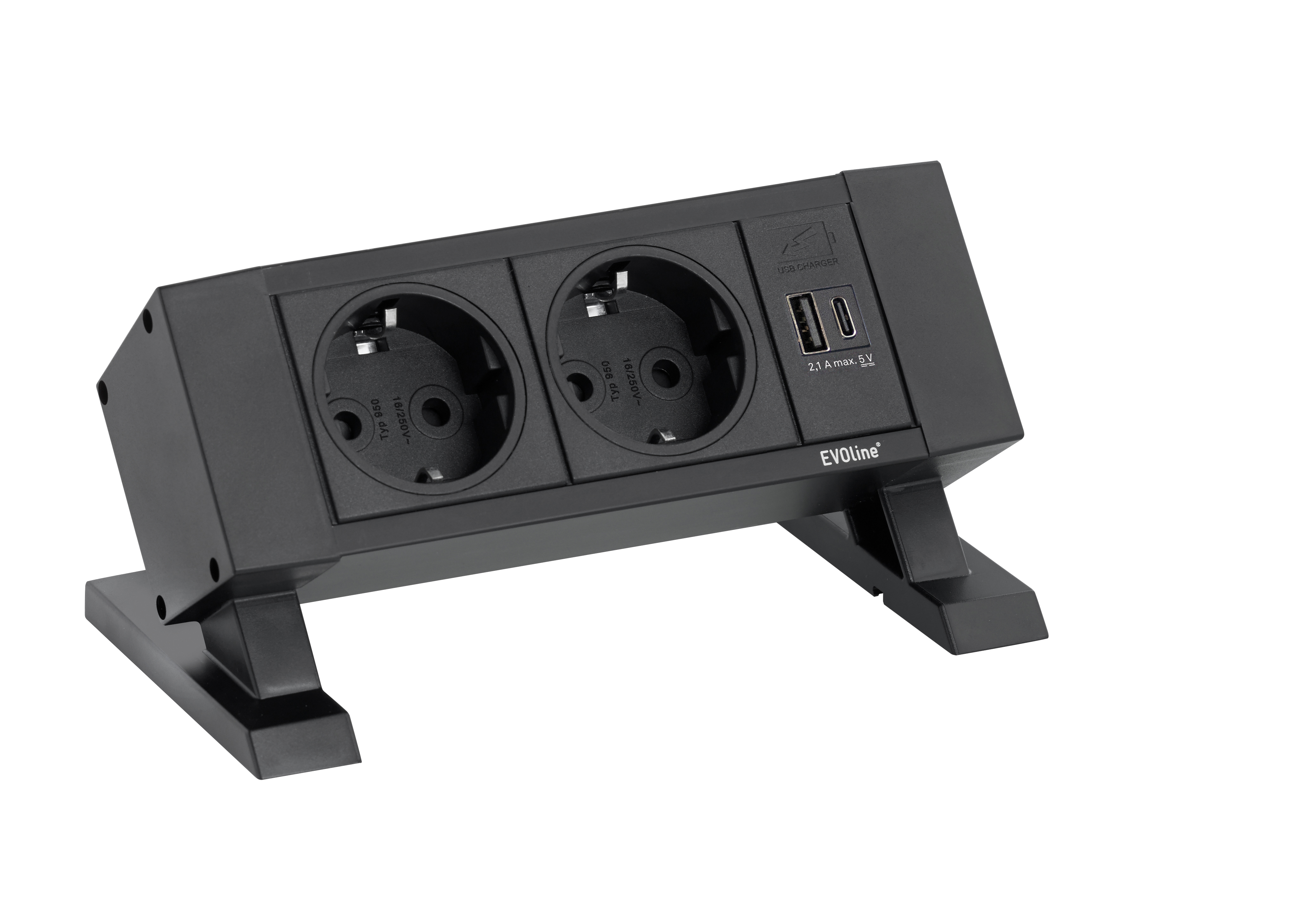 Dock Square mit Express Steckdosenleiste Dock Square mit Express Steckdosenleiste