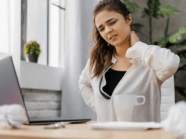 Schmerzen am Arbeitsplatz
